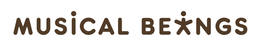 Musical Beings Wordmark — Brown on White